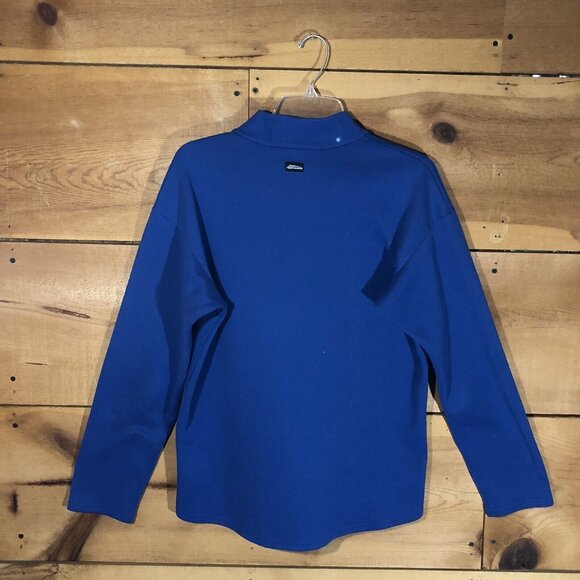 Vintage Ragged Mountain 1/4 Zip Fleece Pullover Equipment Mens Size Medium Blue - Picture 7 of 12